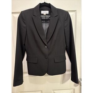 Calvin Klein Size 2 Black Blazer